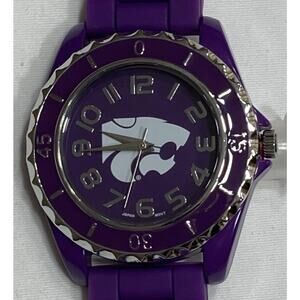 Kansas State Wildcats Sculpted Edge Silicone Band Watch, Unisex